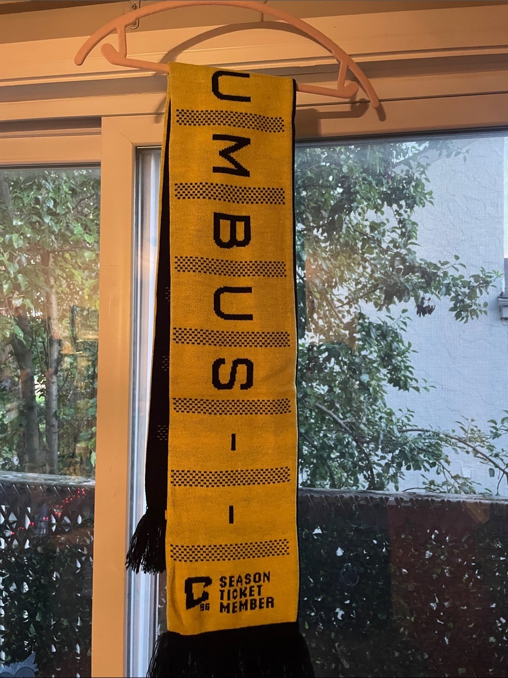 Columbus Crew Yellow Fans Scarf - Season Ticket Member